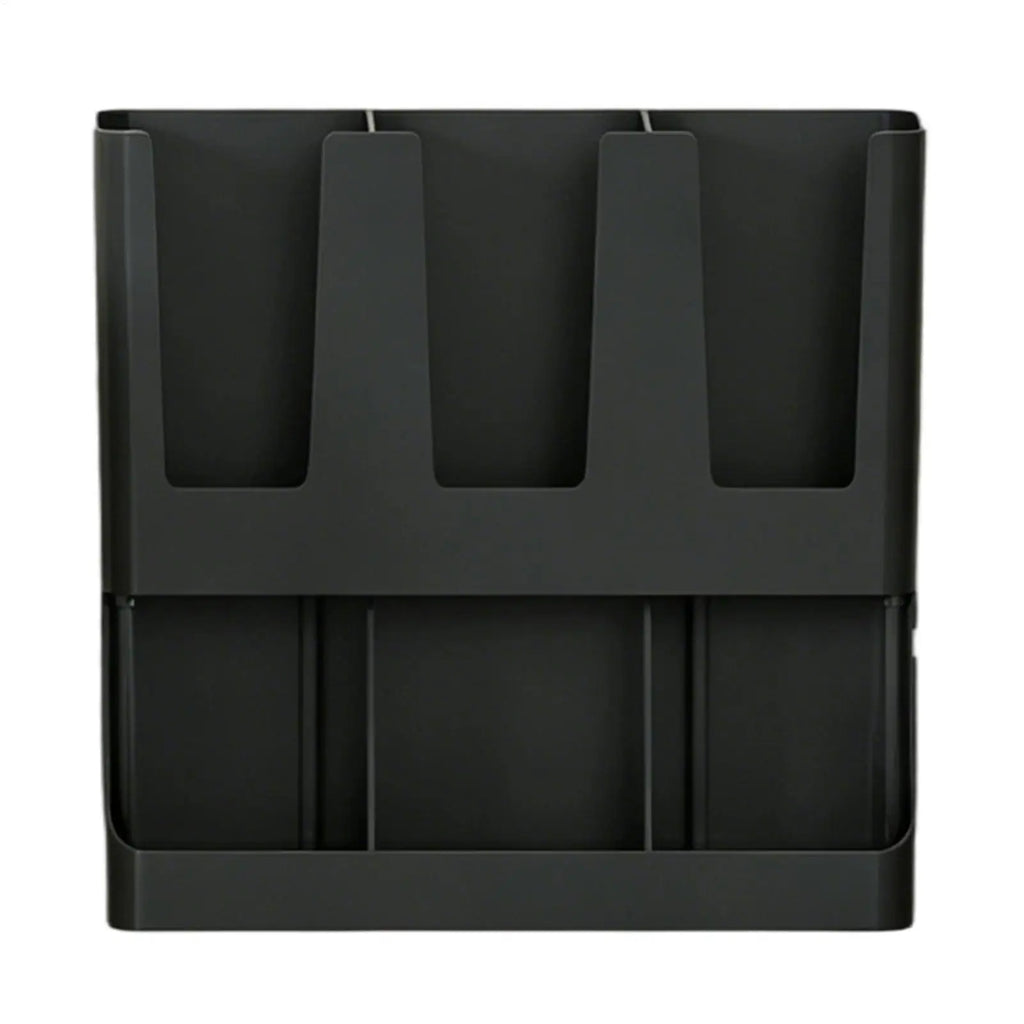 6-Compartment Wall Mount Coffee Station Organizer for Pods Coffee Station Organizer Qme