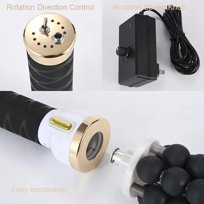 40W High-Frequency Rolling Bead Massager | Body Contouring Body Roller Massager Qst