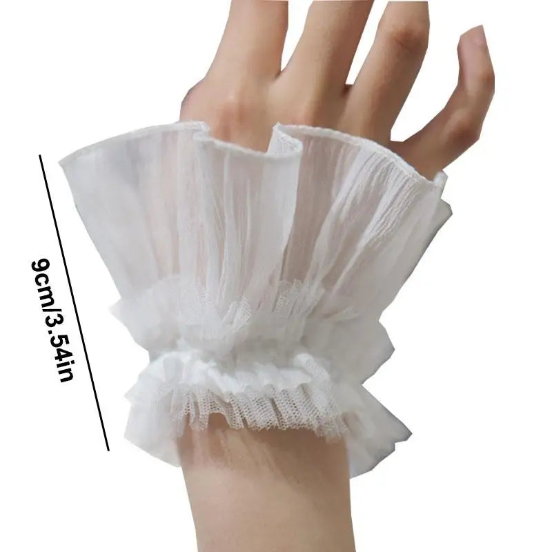 Lace Fake Sleeve Cuffs – Nail Art Photography Props (1 Pair) Nail Art Props Qst