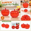 Pumpkin Fly Trap & Insect Catcher Box – Chemical-Free Fly Trap Qme as shown