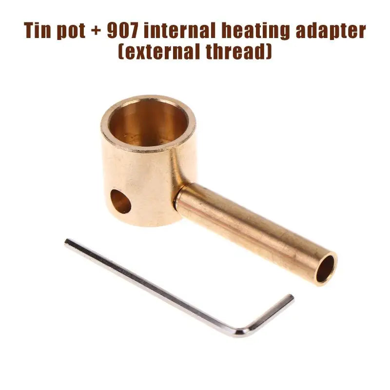 Mini Dip Tinning Pot | Brass Soldering Furnace for 936 & 907 Soldering Tinning Pot Qme 02