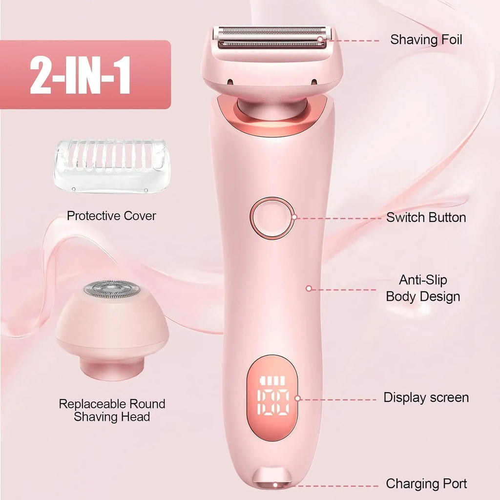 VIMYSHOW 2-in-1 Women's Electric Shaver & Bikini Trimmer Women's Electric Shaver Qst