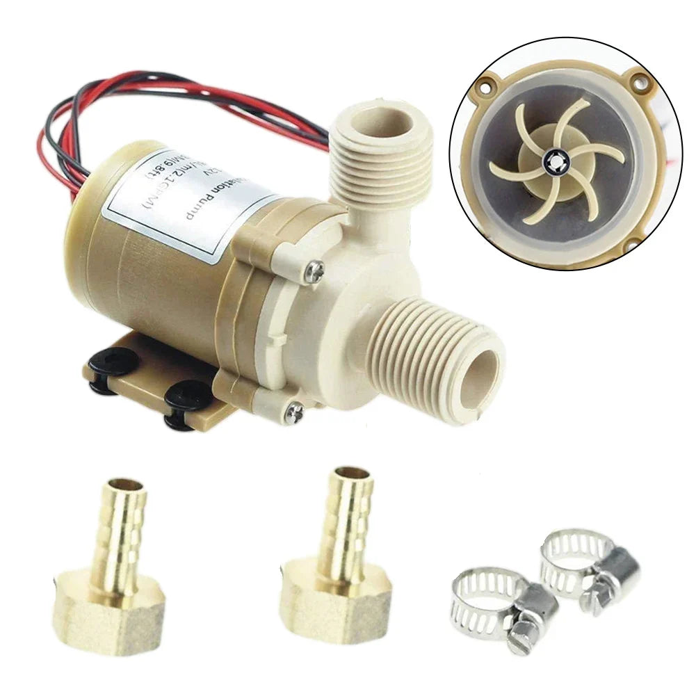 12V DC Solar Brushless Water Pump – Temperature Resistant Solar Water Pump Qme