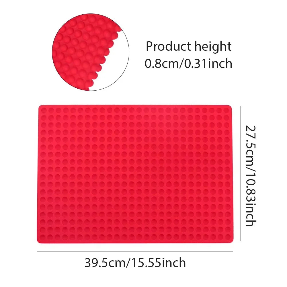 468-Cavity Mini Round Silicone Chocolate Mold – Candy & Treats Silicone Baking Mold Qst