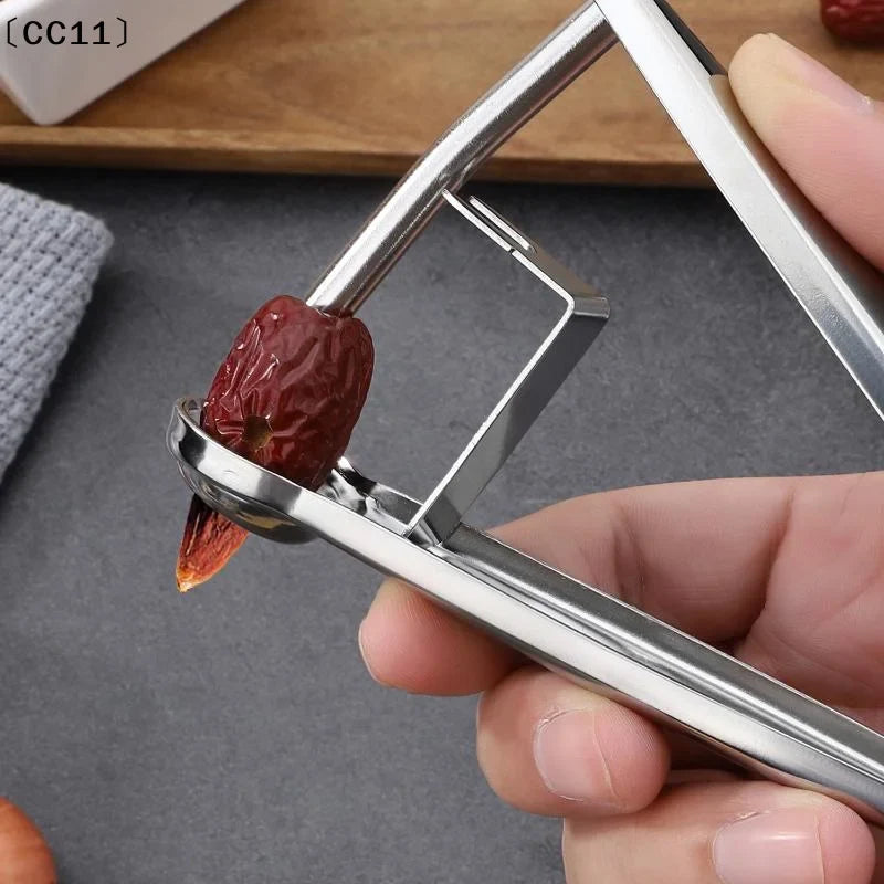 Multi-Fruit Pit Remover – Cherry, Olive & Date Pitter Tool Fruit Pit Remover Qme