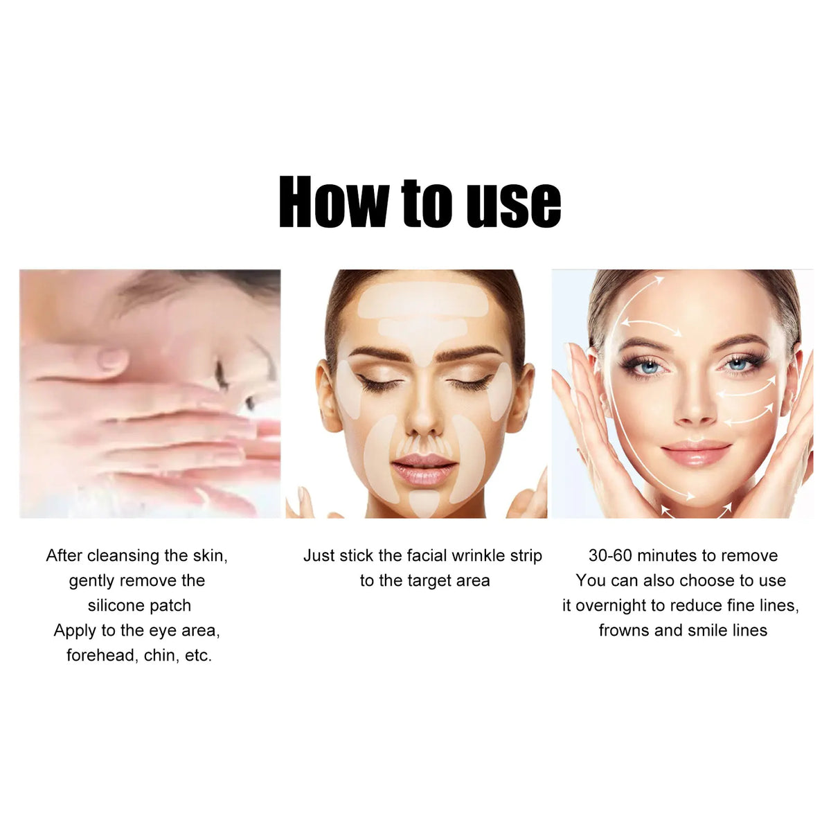 EELHOE Facial Firming Lifting Patch – Anti-Aging Wrinkle Care Facial Treatment Patch Qst