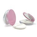 Empty Loose Powder Pot with Mirror – Travel Makeup Jar Makeup Storage Jar Qme A
