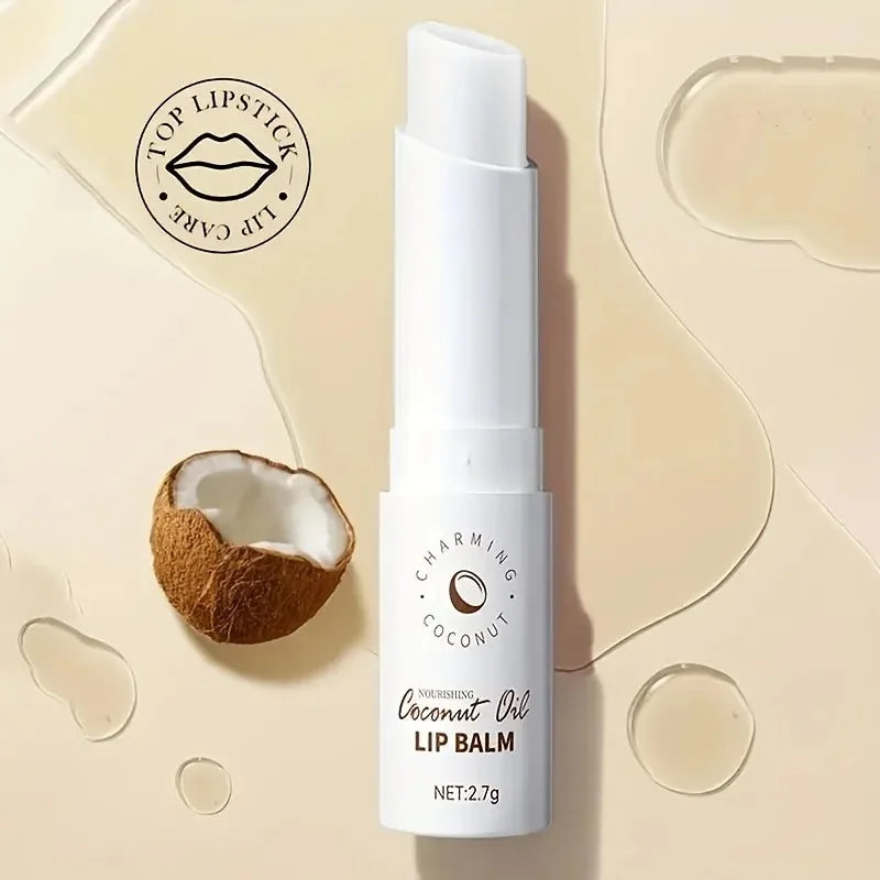 REAROYA Coconut Lip Balm – Nourishing Daily Moisture for Lips Lip Balm Qst
