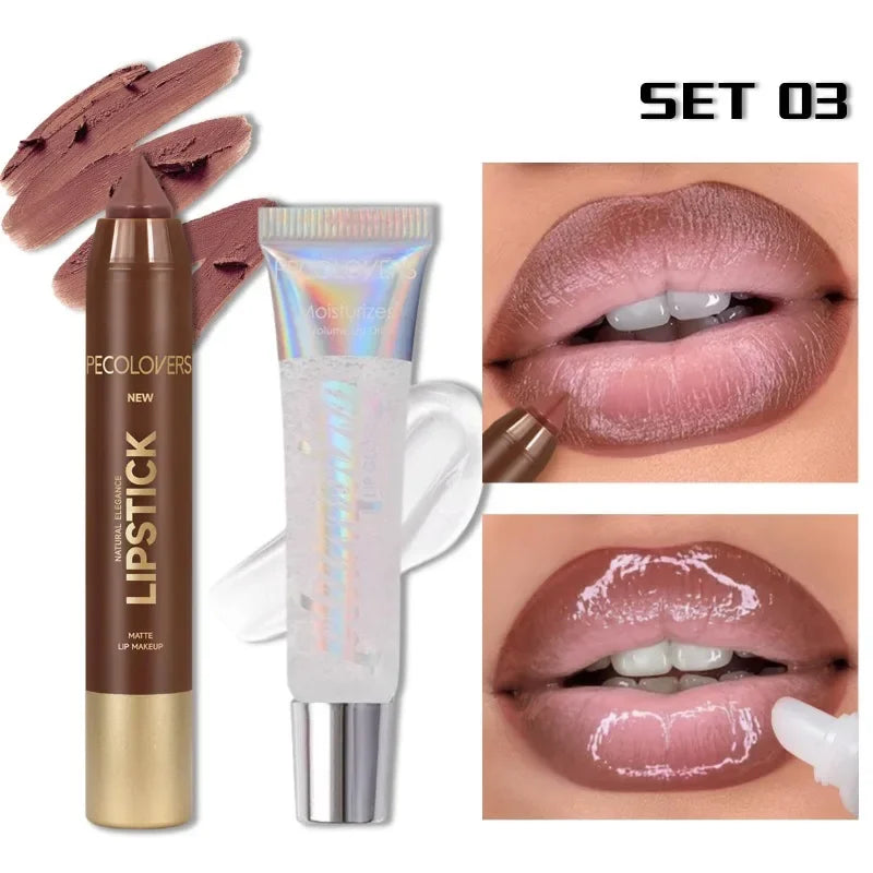 Hydrating Lip Gloss Liner – 3D Precision, Long-Lasting Wear Lip Gloss Liner Qme 03