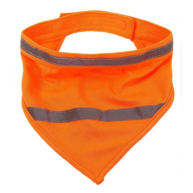 Reflective Pet Triangle Scarf Bandana for Small/Medium Dogs Dog Bandana Scarf Qme YELLOW M
