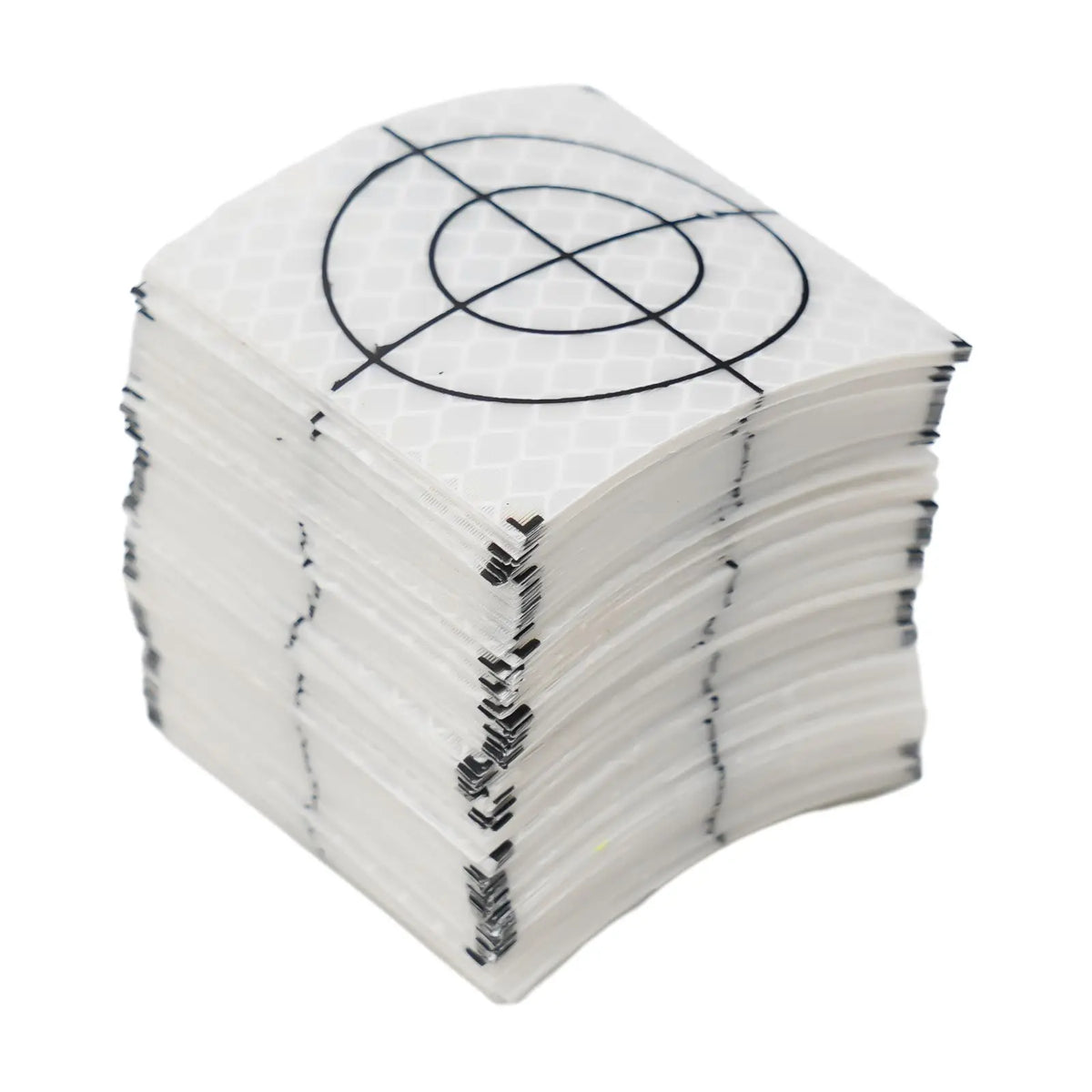 Total Station Reflector Sheets 30–60mm | Survey Target Stickers Survey Reflector Sheets Qme 5cmx5cm