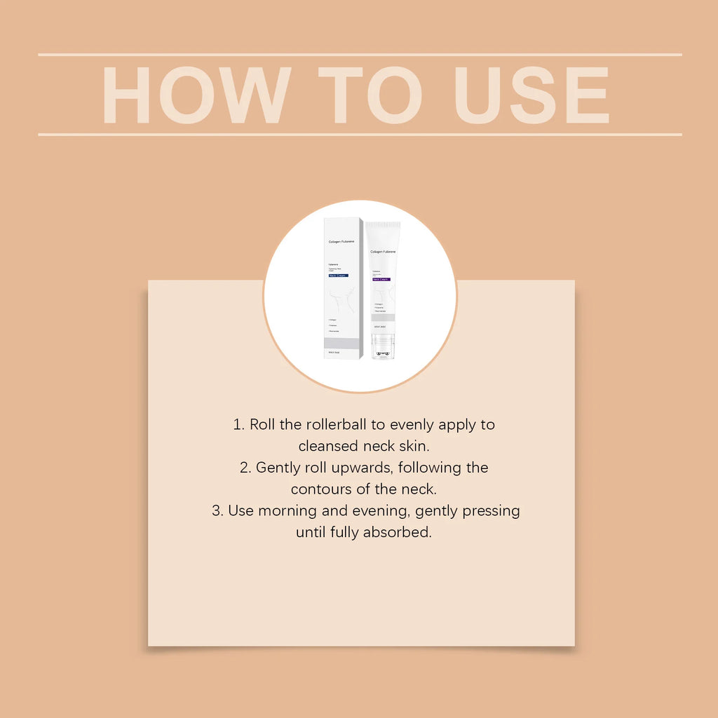 Collagen Neck Cream Roller – Moisturizing & Firming 50g Neck Cream Qst