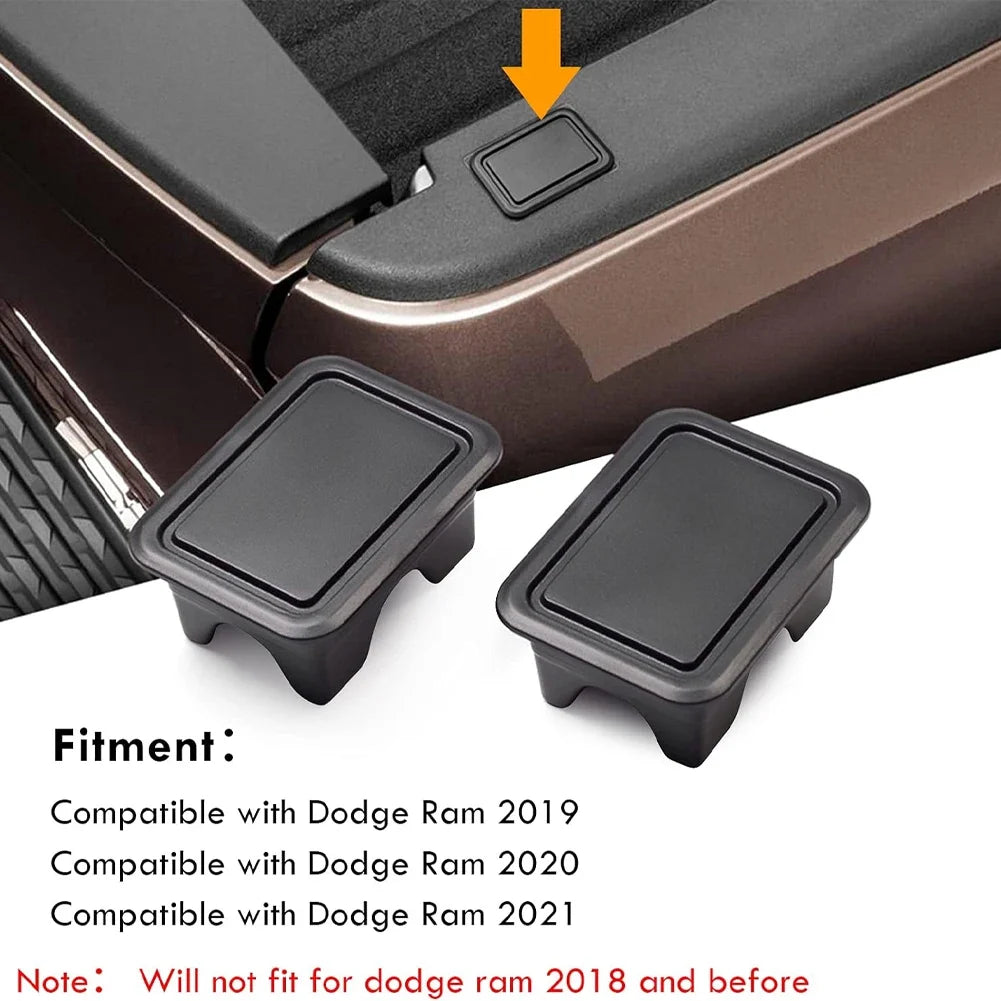 Truck Bed Rail Stake Pocket Covers & Tail Hole Plugs – 2 Sets Truck Bed Accessories Qme