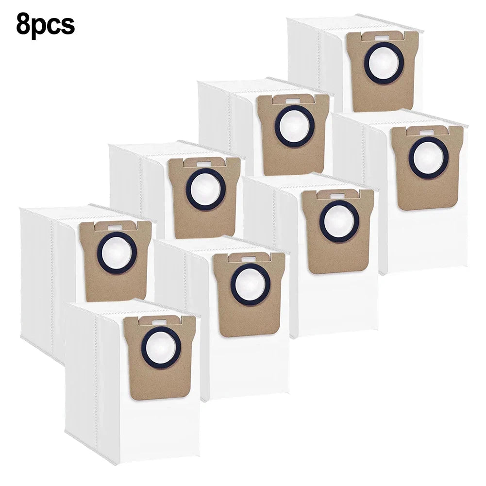 Xiaomi Robot Vacuum H40 OV51 Replacement Dust Bags 8-Pack Vacuum Dust Bags Qme Default Title
