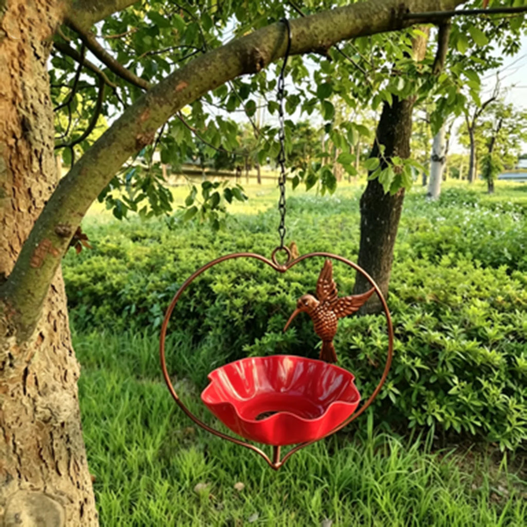 Decorative Bird Bath Water Feeder Tray Dispenser for Garden Bird Bath Feeder Qme