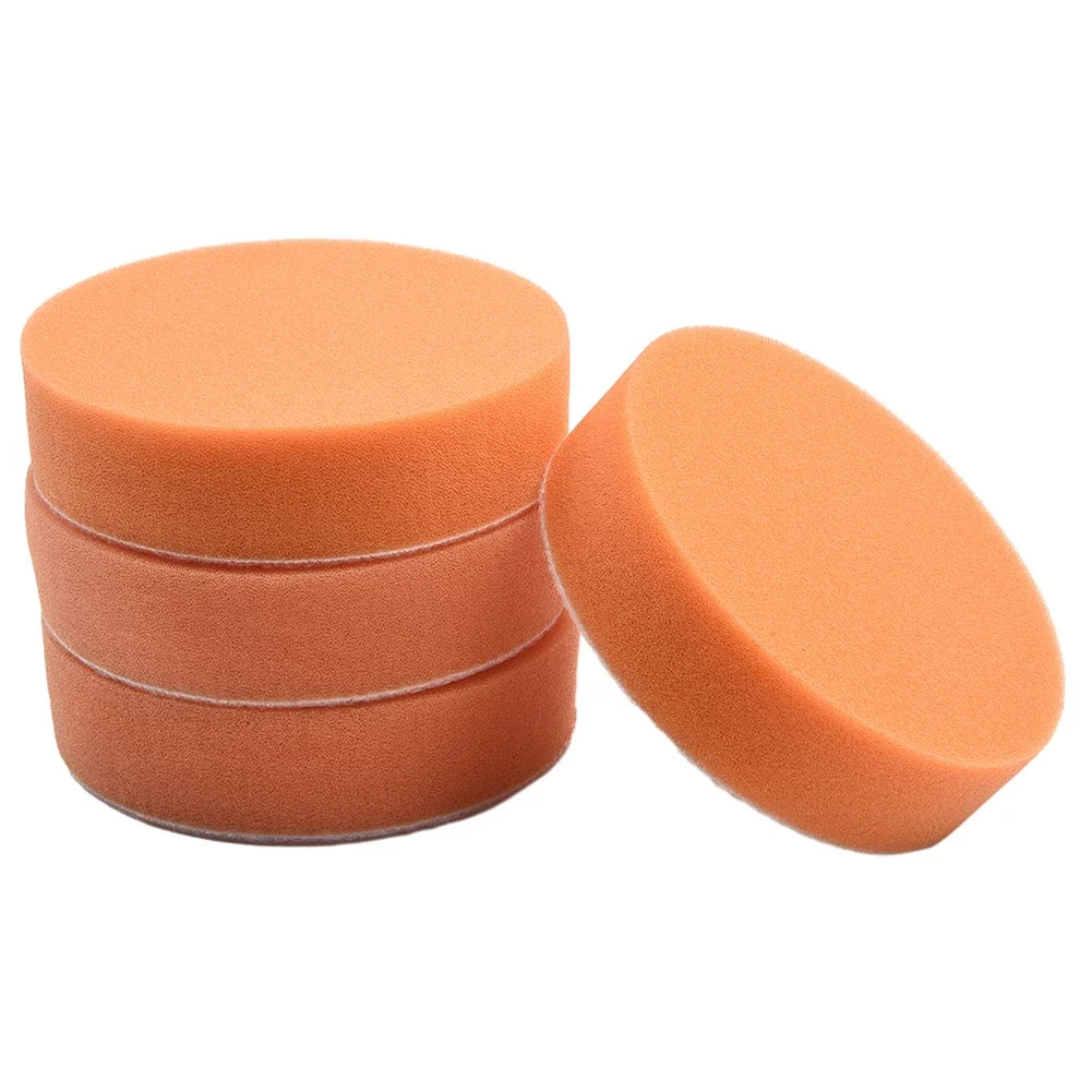 4-Pack Reusable Sponge Polishing Buffing Wax Pads – 4 Inch Polishing Sponge Pads Qme