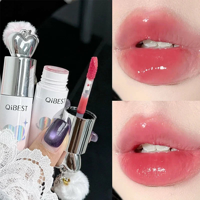 QIBEST Mirror Lip Glaze – Moisturizing Long-Lasting Lip Gloss Liquid Lip Gloss Qme