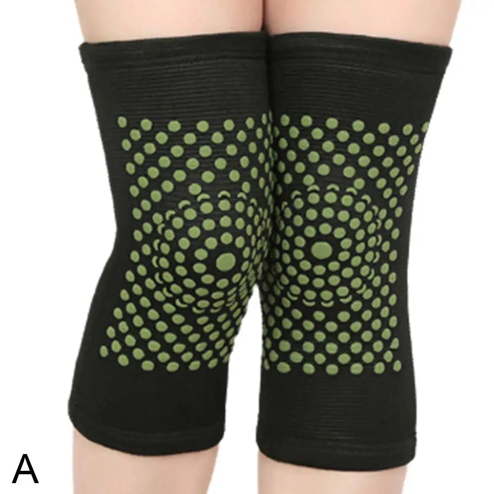 Tourmaline Self-Heating Knee Sleeve – Far Infrared Warmth Knee Support Sleeve Qme Black