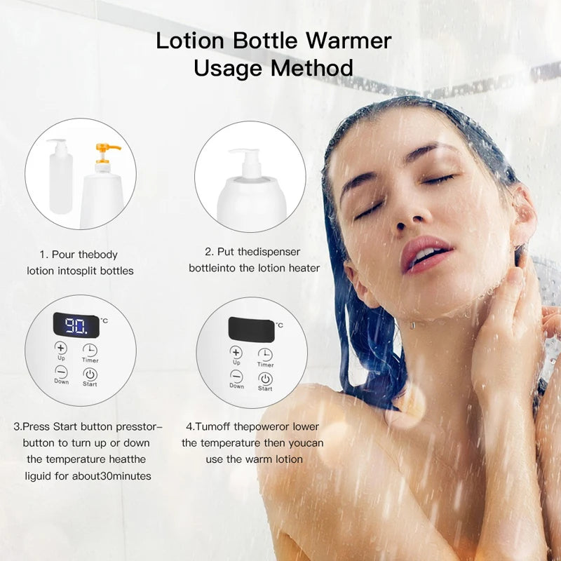 Vilnason Digital Massage Oil Warmer – LED Display & Timer Massage Oil Warmer Qst