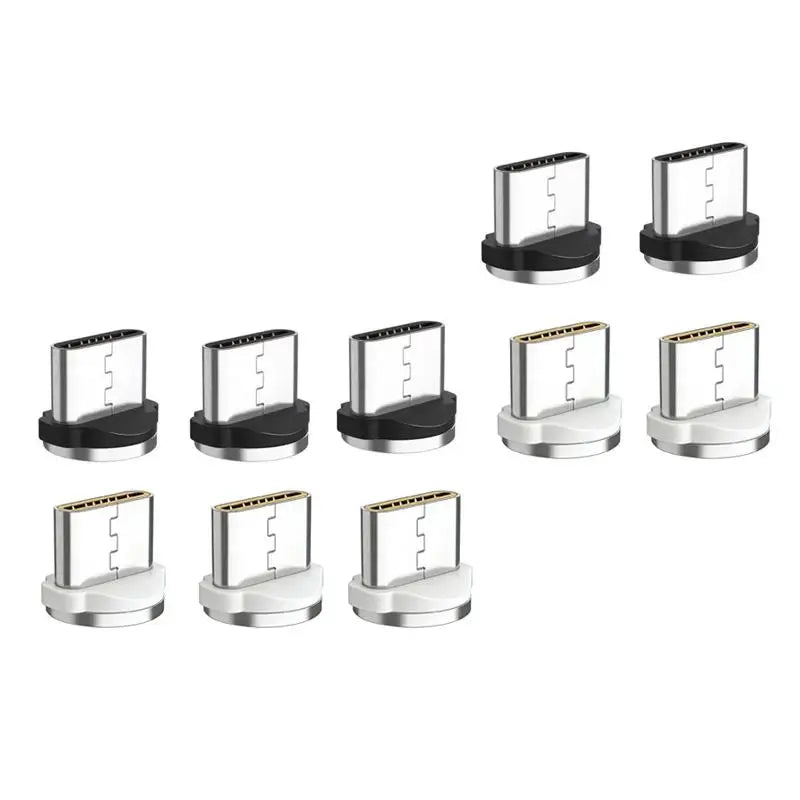 USB-C Magnetic Charging Head 2.4A Fast Charge & Data Transfer Magnetic USB-C Connector Qme