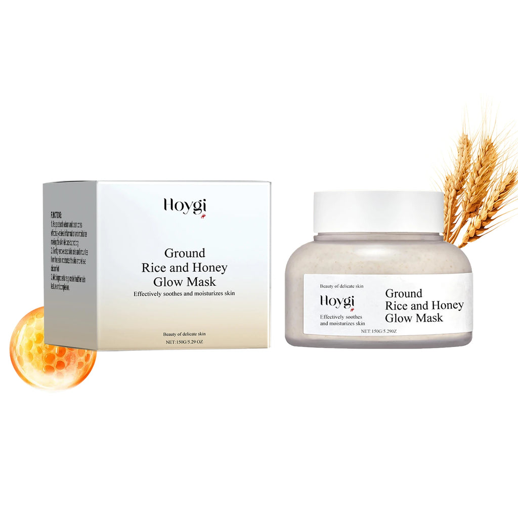 Hoygi Rice Raw Pulp Face Mask – Hydrating & Brightening Hydrating Face Mask Qst 150g