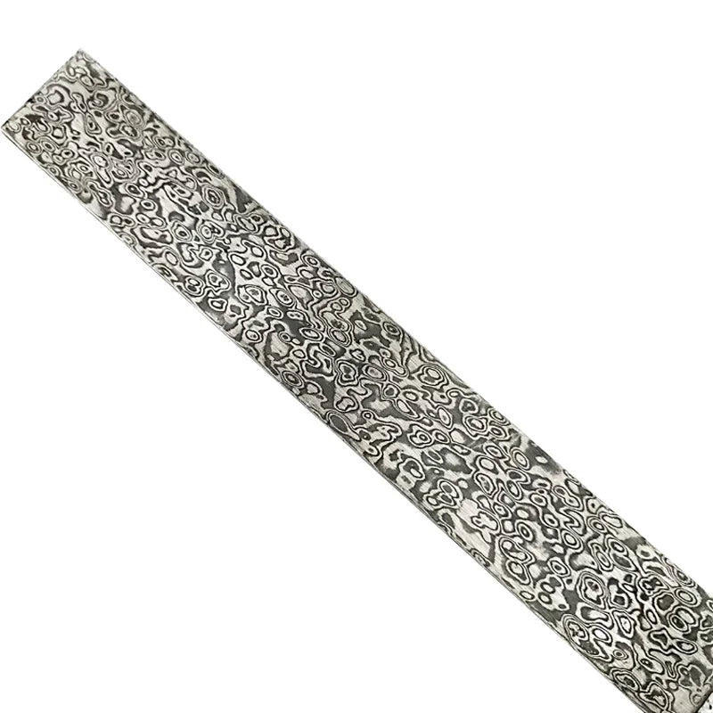 Damascus Steel Knife Billet 200x30x3mm – DIY Blade Making Bar Knife Making Billet Qst Cloud 200x30x3mm