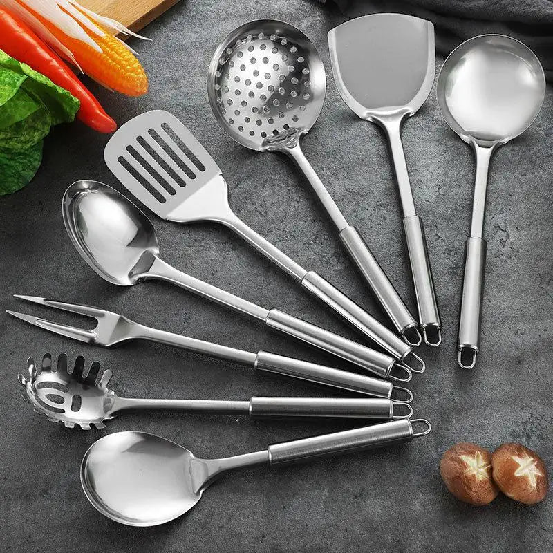Stainless Steel Kitchen Utensils – Shovel, Spoon & Turner Kitchen Cooking Utensil Qst