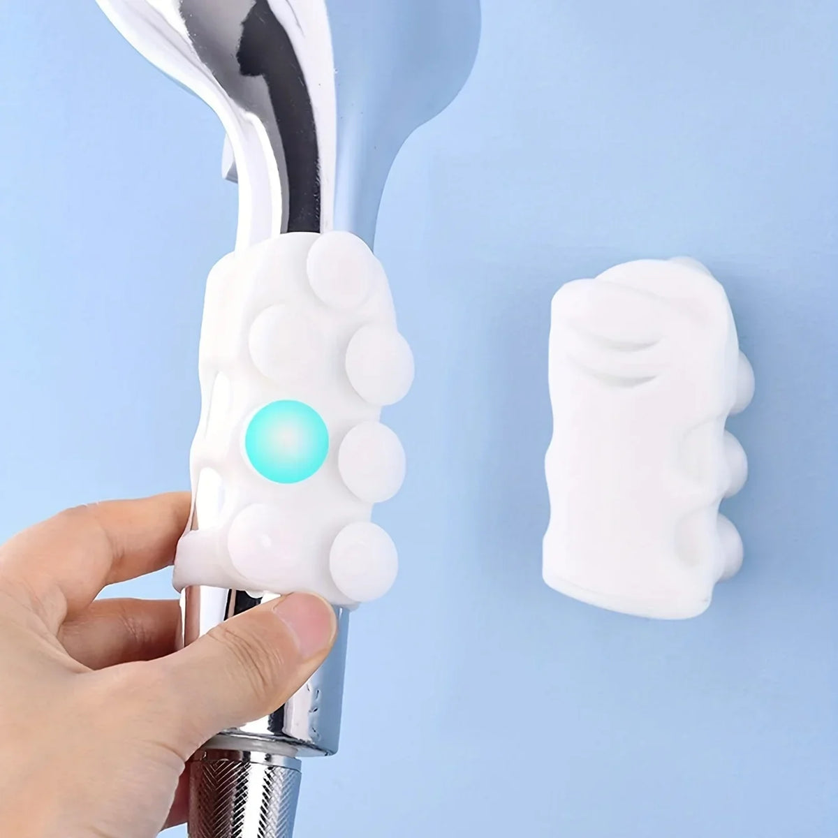 Suction Cup Shower Head Holder Stand – Removable, 3 Colors Shower Head Holder Qme