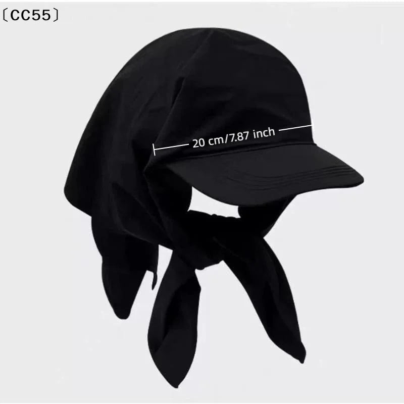 Unisex Bandana Visor Hat – UV Sun Protection Outdoor Cap Visor Sun Hat Qst