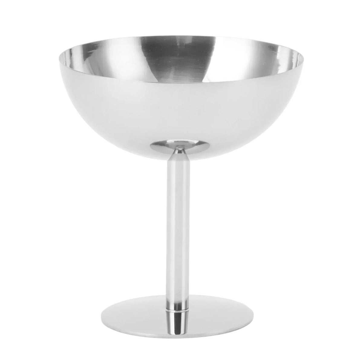 Stainless Steel Ice Cream Goblet | Food Grade Dessert Cup Dessert Goblet Qme Silver