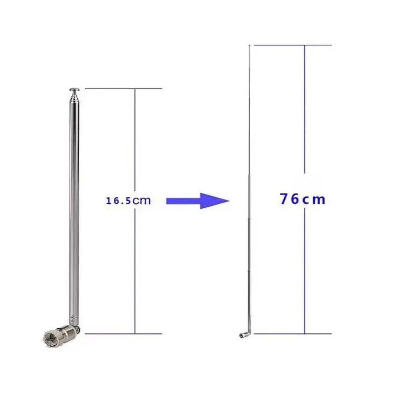 FM Radio Rod Antenna Adapter for AV Stereo Receiver & Amplifier FM Antenna Adapter Qme