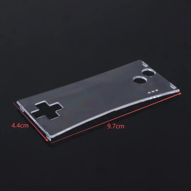 Game Boy Micro Transparent Clear Front Faceplate Cover GBM Console Faceplate Cover Qme