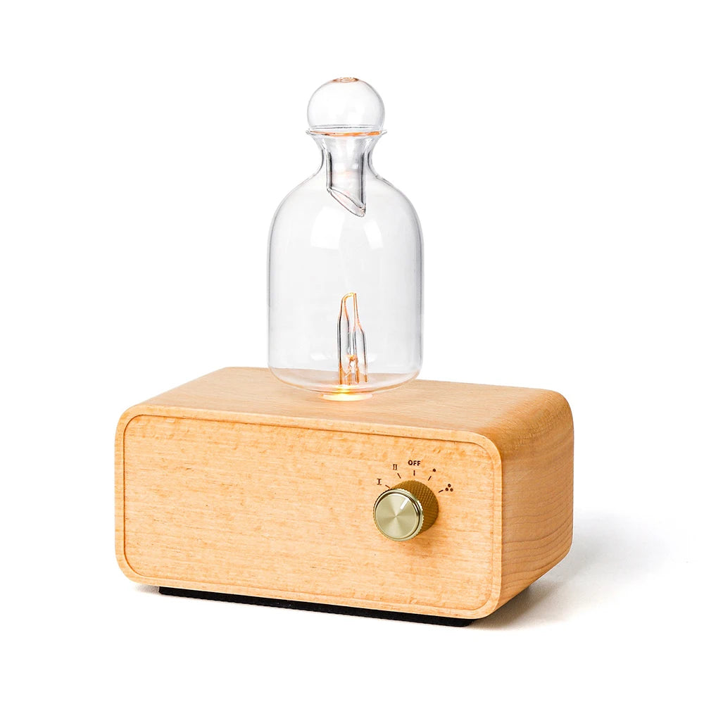 Waterless Essential Oil Nebulizer Diffuser – No Heat No Water Essential Oil Diffuser Qst YELLOW