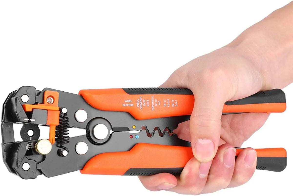 Wire Stripper Cutter Crimping Plier | Self-Adjusting Tool Wire Stripper Plier Qme