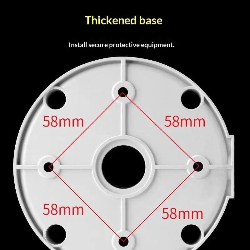 CCTV Camera Waterproof Junction Box Universal Plastic Mount Camera Junction Box Qme