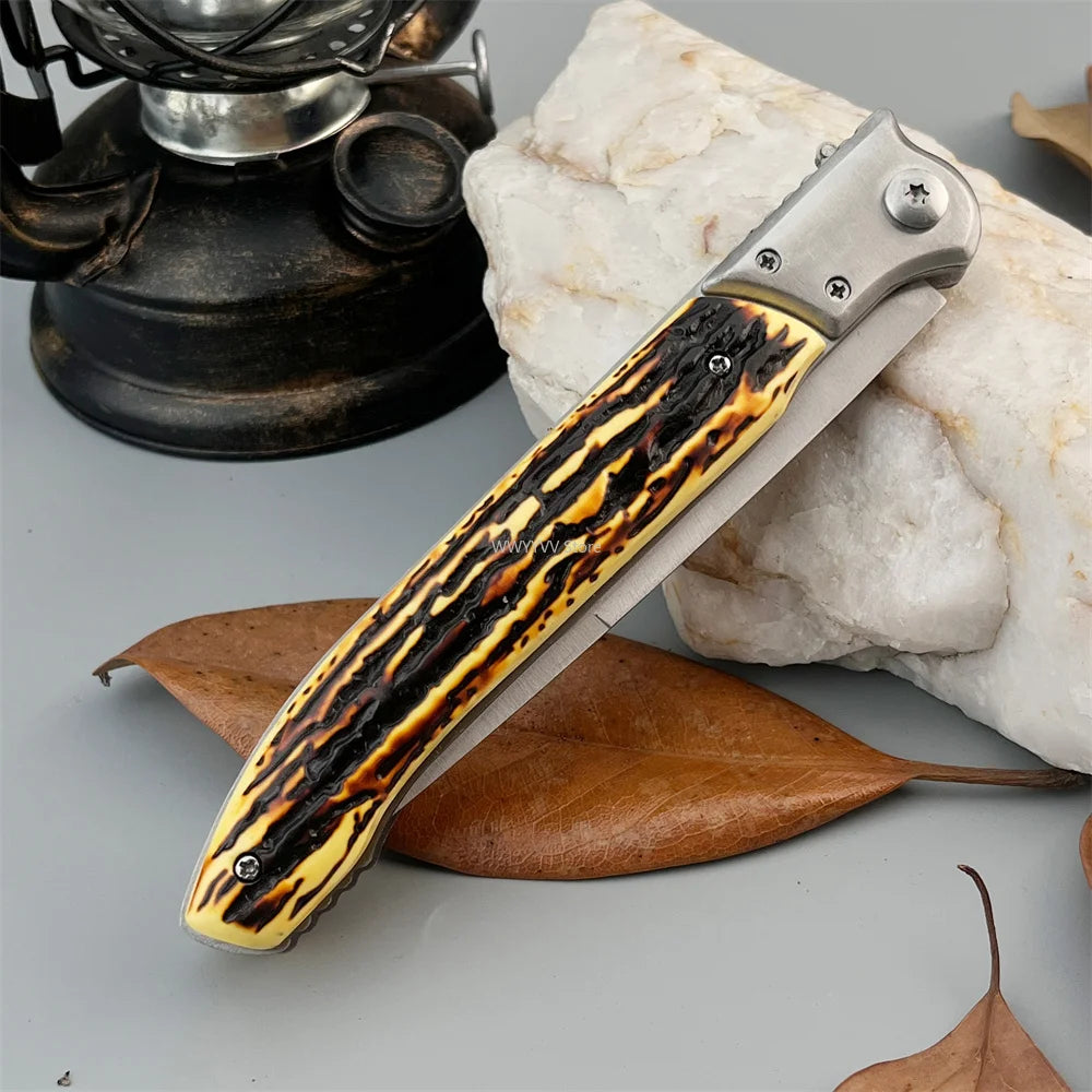 Tactical Folding Knife – Stainless Steel Blade, Pocket Clip Tactical Folding Knife Qst