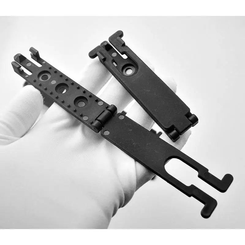 MOLLE-LOK Scabbard Waist Clip – KYDEX Sheath MOLLE Buckle Tactical Sheath Clip Qst black 1 pcs