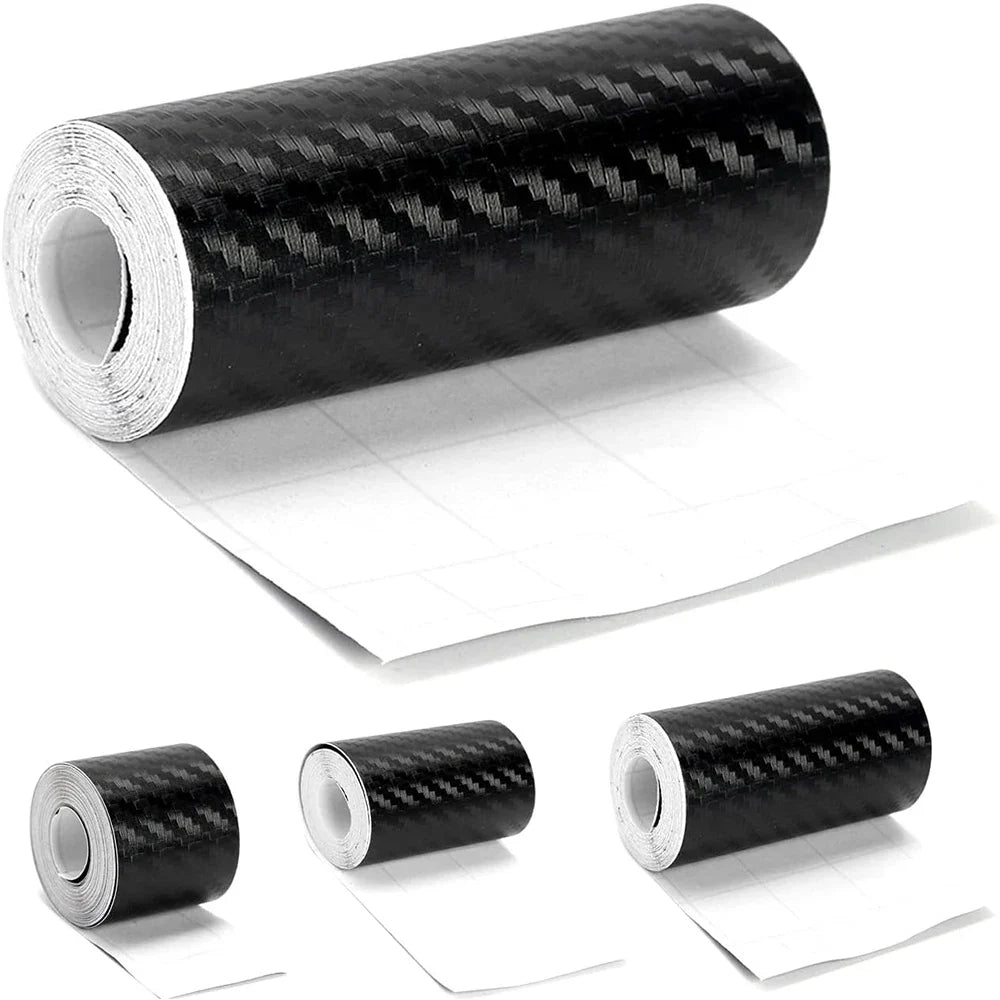 Car Door Edge Guard Tape – 3D Carbon Fiber Anti-Scratch Strip Car Door Edge Guard Qme