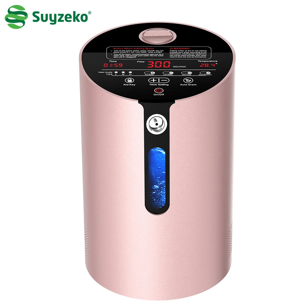 Hydrogen Inhalation Machine 200ml/300ml – 99.99% Pure H2 Generator Hydrogen Inhalation Machine Qst 300ml US Plug