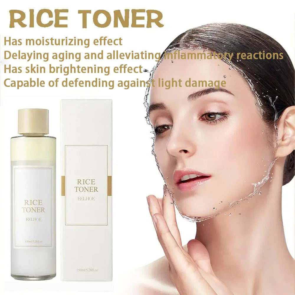 REAROYA Rice Toner 150ml – Brightening & Moisturizing Skin Care Facial Toner Qst