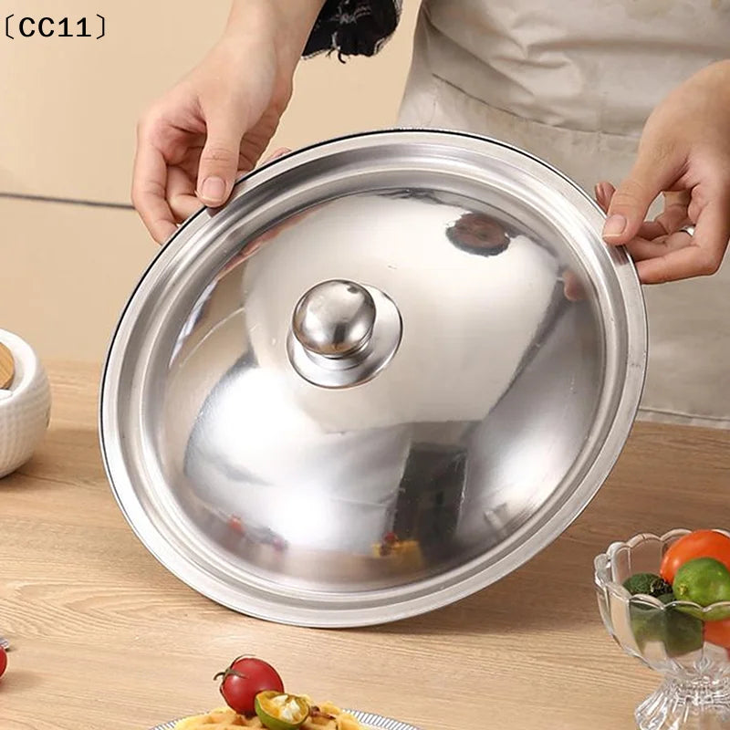 Stainless Steel Universal Round Pot Lid Replacement – 10" Replacement Pot Lid Qme