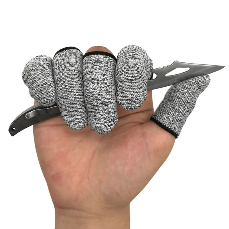10-Pack Anti-Cut Finger Protectors for Safe Cooking Kitchen Finger Guards Qme