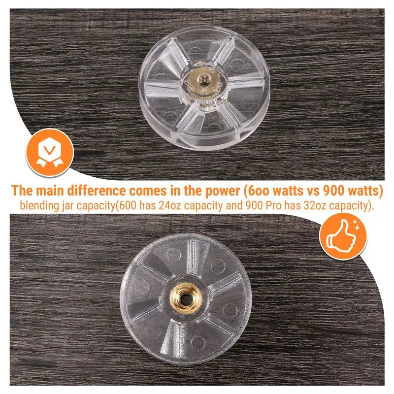 3-Pack NutriBullet 600W 900W Blender Base Gear Replacement Blender Replacement Parts Qst