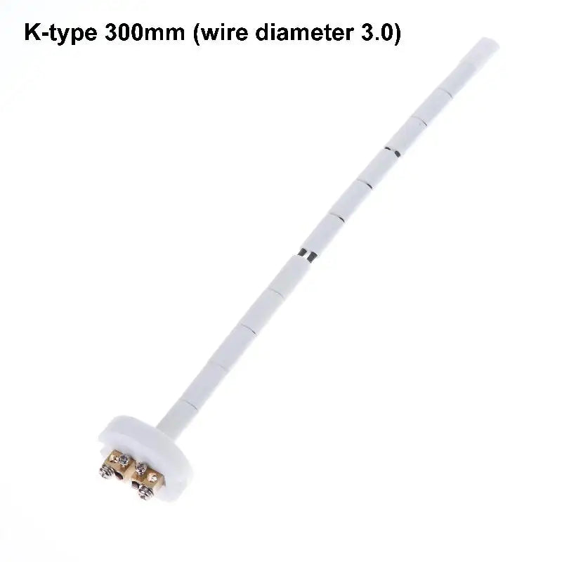 WRN-010 K-Type Thermocouple Sensor 0–1300°C Ceramic Core Probe Thermocouple Sensor Qme B4