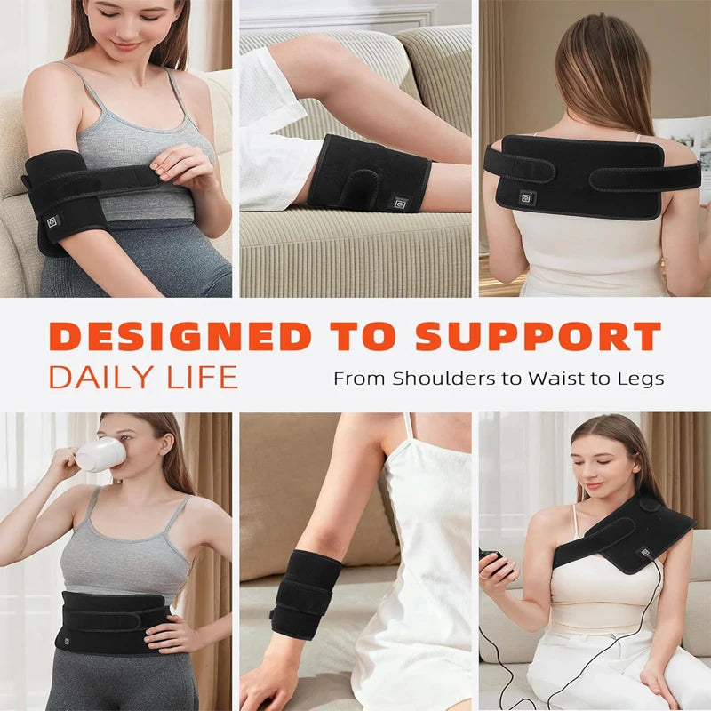 Red Light Therapy Belt 660nm 850nm – 4 Modes & 6 Timers Red Light Therapy Belt Qst