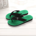 Men's EVA Flip Flops Beach Sandals – Non-Slip Summer Slippers Flip Flop Sandals Qme Green 44 (Insole 27.5cm)