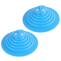 Silicone Drain Stopper – Universal Sink & Bathtub Plug 2-Pack Silicone Drain Stopper Qst 2PCS