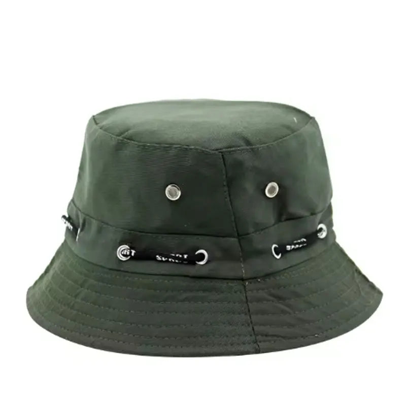 Stringed Panama Bucket Hat – Breathable Sun Hat for Men & Women Bucket Hat Qme CF 55-60cm