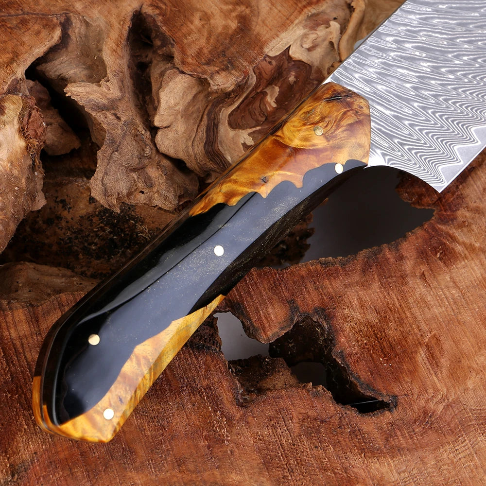 XITUO 67-Layer Damascus Steel Kitchen Knife Set – Ultra Sharp Kitchen Knife Set Qst