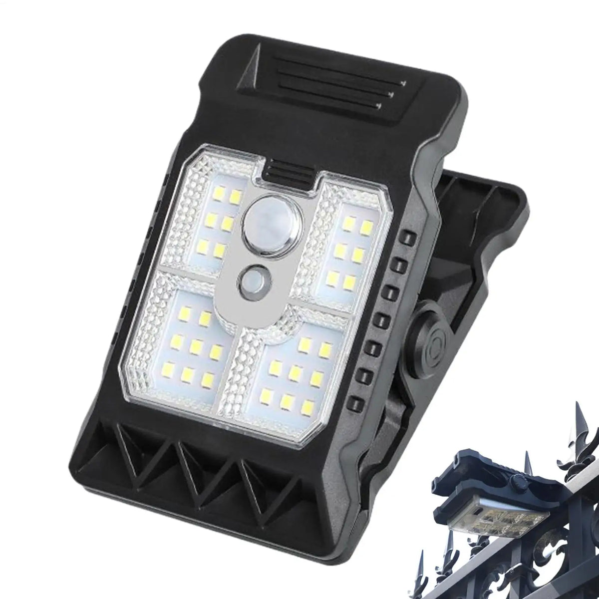 Solar Motion Sensor Clip-On Outdoor Light 300LM | Waterproof Solar Motion Light Qme